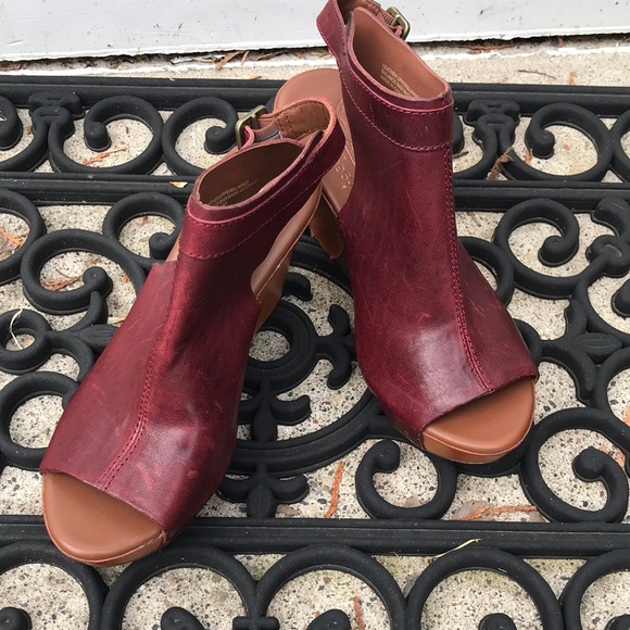 💙Kork-Ease Berit Leather Wedge Sling Back Sandals - Picture 12 of 12